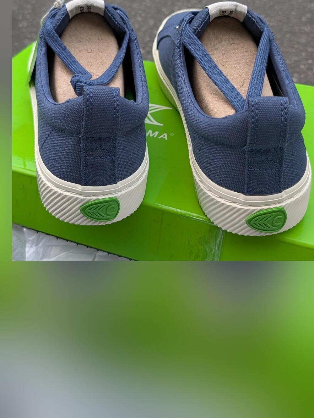 Cariuma Blue Canvas Sneakers (New) - Picture 3 of 6